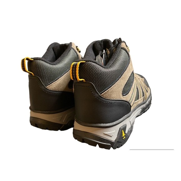 Bass Outdoor Men's Vibram Peak Trail II Mid-Top Hiking Boot, Taupe Olive Sz 13‎ - Picture 4 of 6